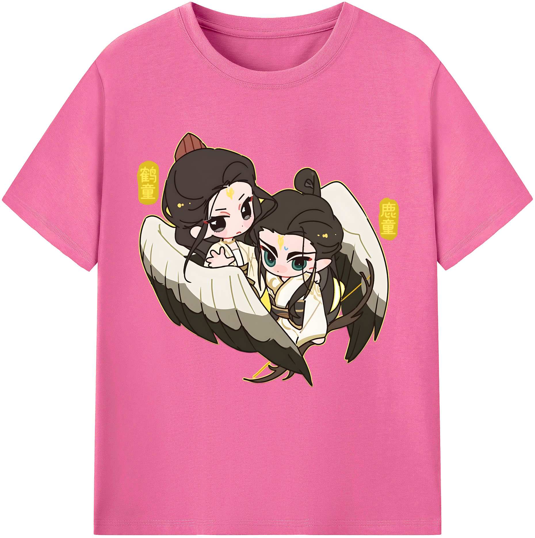 （画像用） Ne Zha 2 ナタ 魔童の大暴れ レディースカジュアルプリントTシャツ（綿100％）